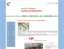 Tablet Screenshot of italien.univ-tlse2.fr