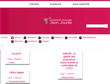 Tablet Screenshot of blogs.univ-tlse2.fr